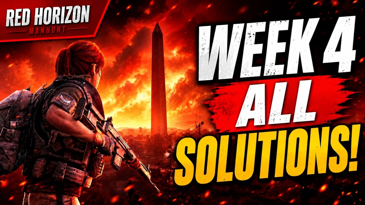 ALL Week 4 Scout Solutions! Red Horizon Manhunt Guide | The Division 2