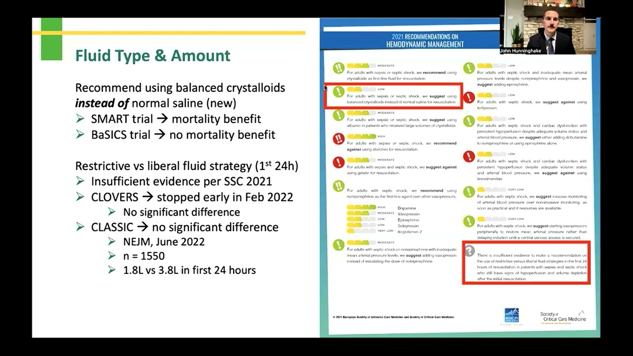Sepsis Management in the Frontline Dr John Hanninghake SIMCON2022