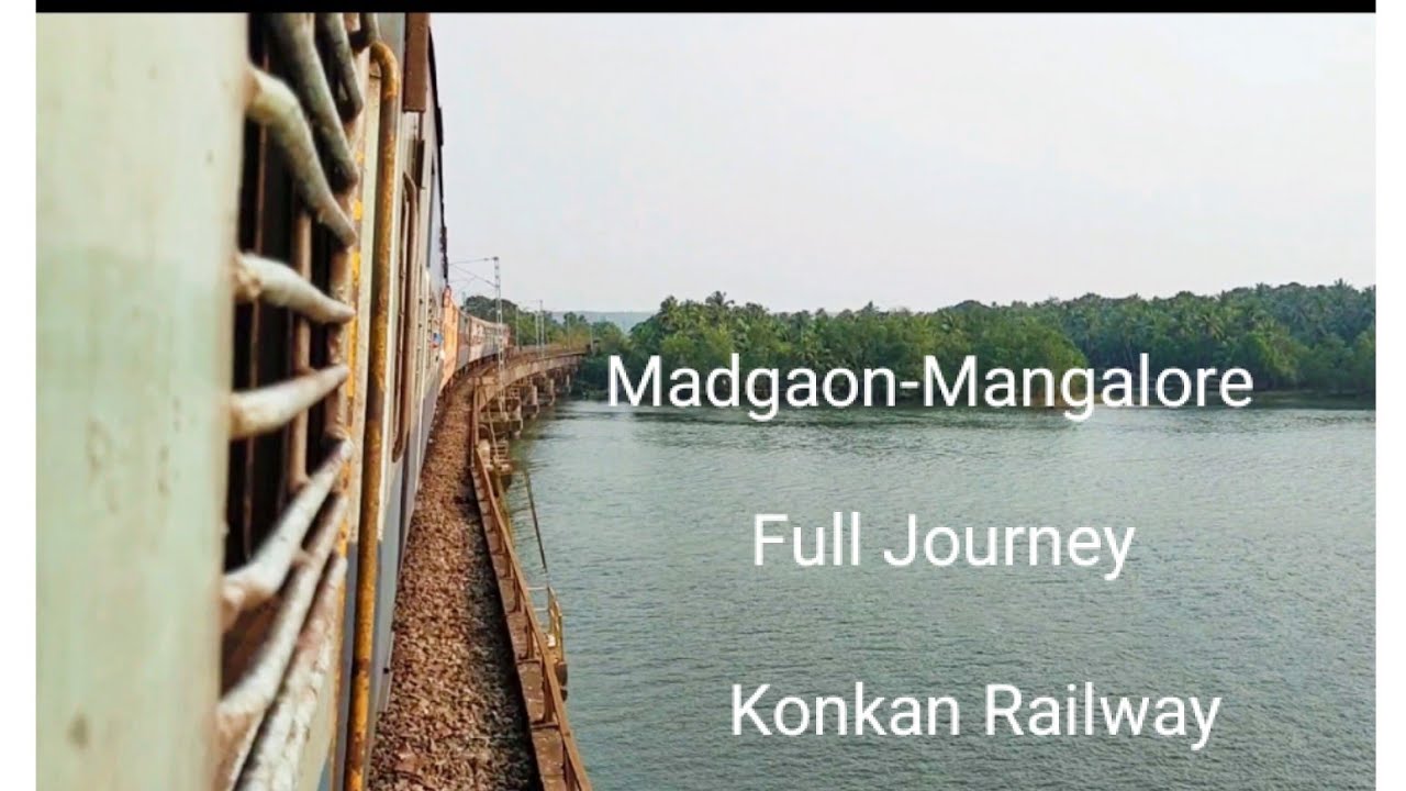 Goa To Mangalore Full Train Journey(Konkan Railway):56641 MAO-MAQ Passenger:Konkan Railways