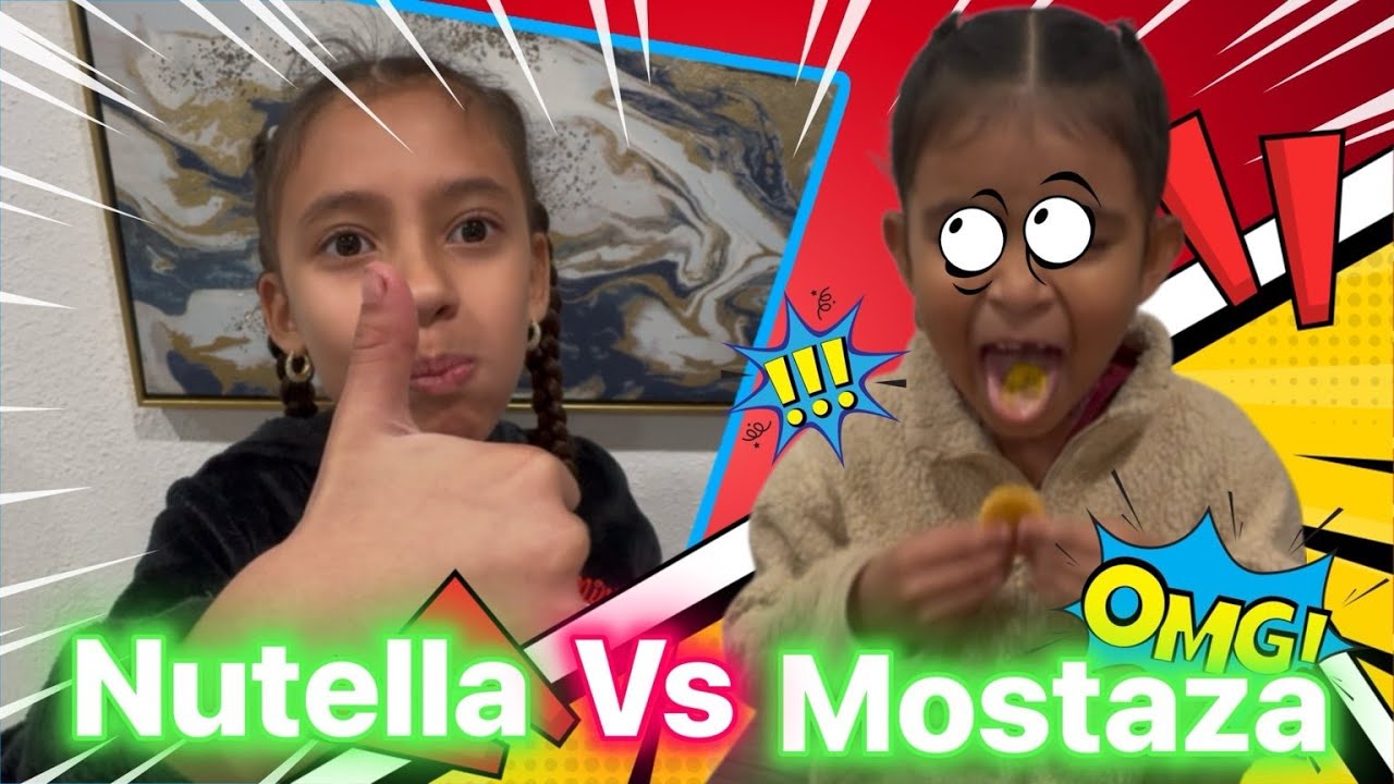 Probamos Nutella vs Mostaza vs Cebolla … el final fue inesperado 😱