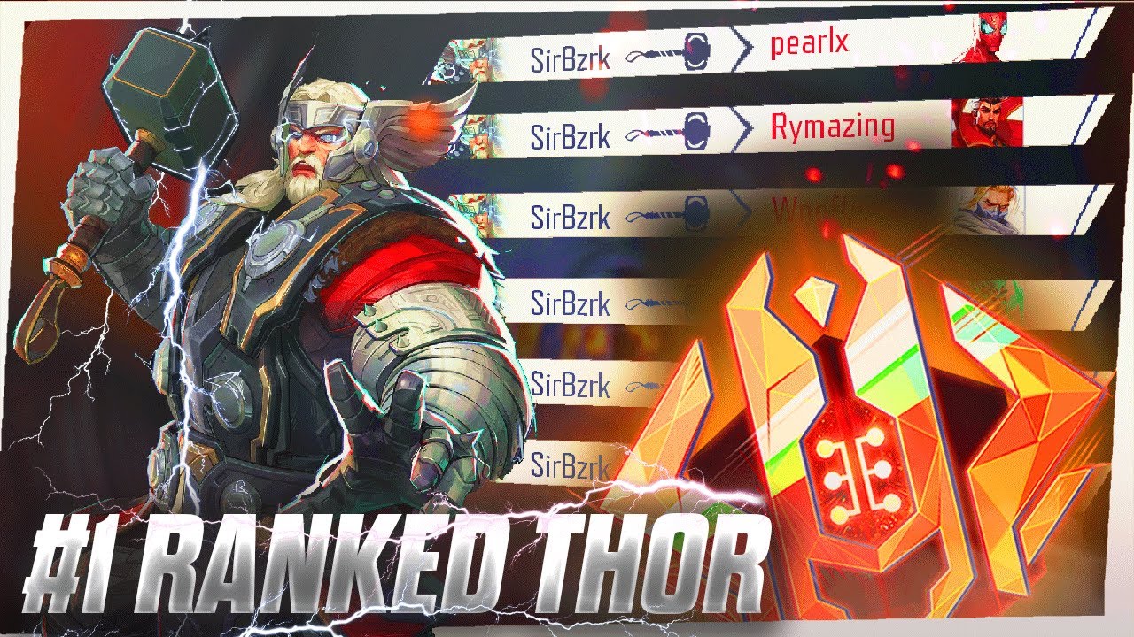 NO -1 THOR PLAYER! Jacked rivals streamer!