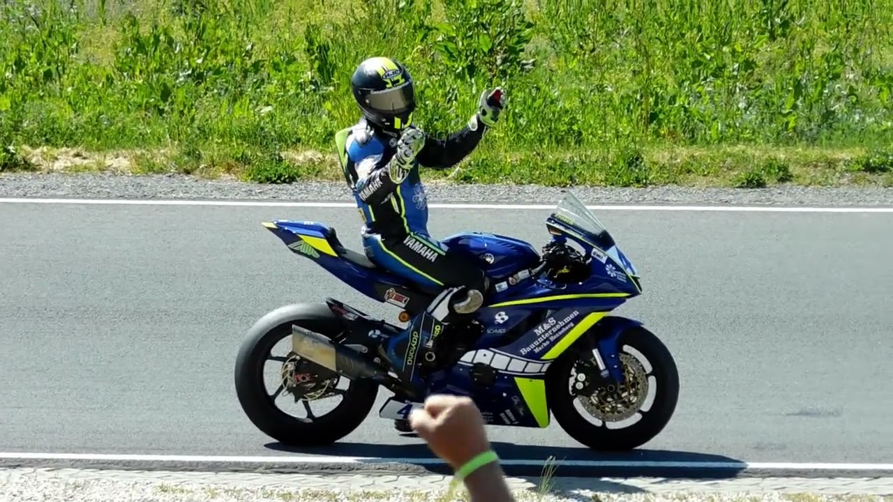 2023 3. Thüringer Motorsportmeeting Schleizer Dreieck - Motorbikes race action & mistakes