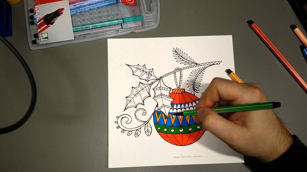 STABILO Pen 68 test - decoration