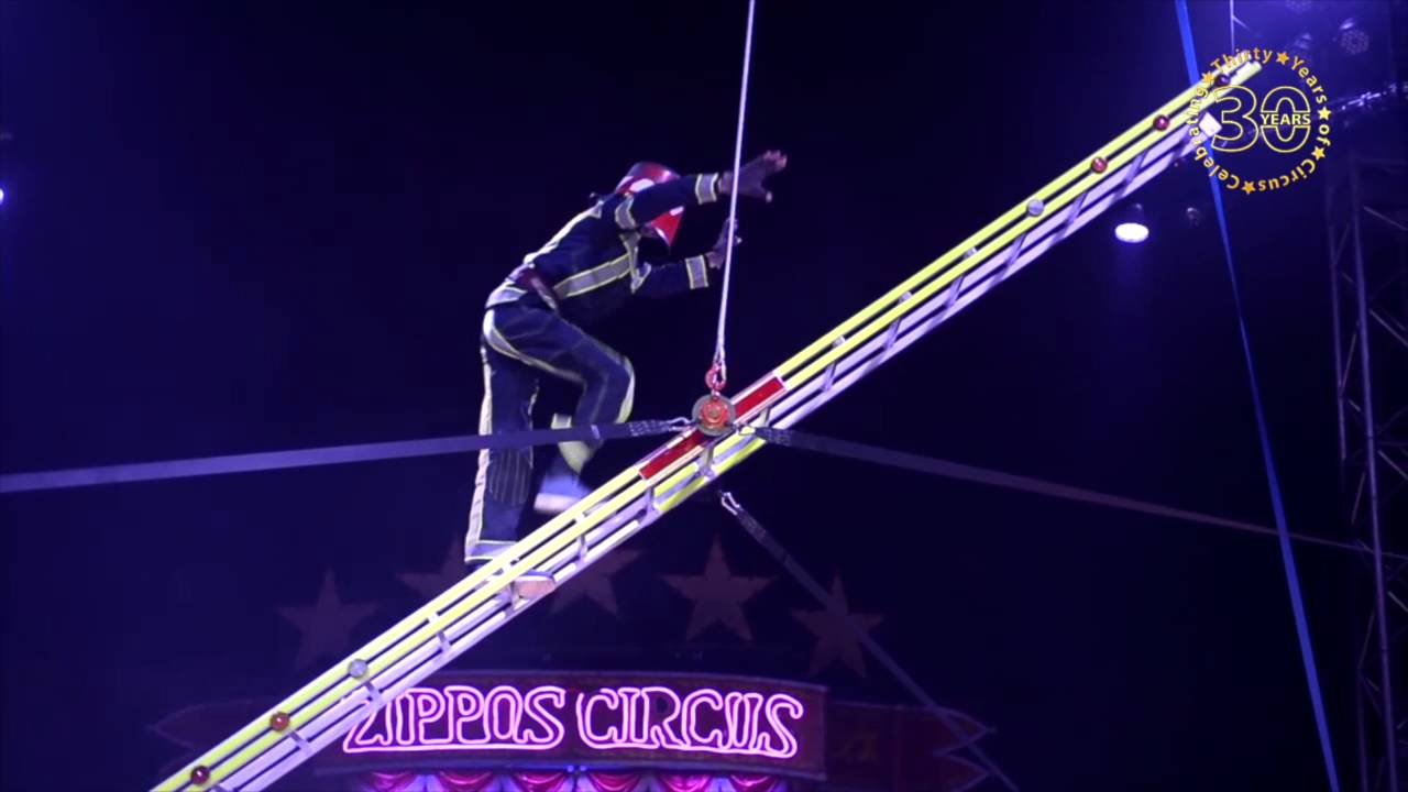 Zippos Circus CELEBRATION 2016 slapstick comedy of Alex the Fireman