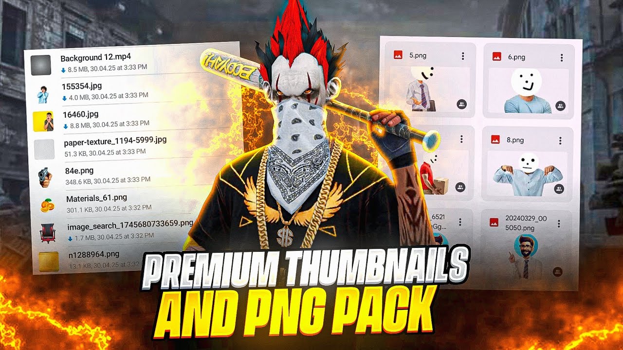 Free fire thumbnail pack 🥵 High quality 🤯 Gaming thumbnail background | Dragonzo gfx