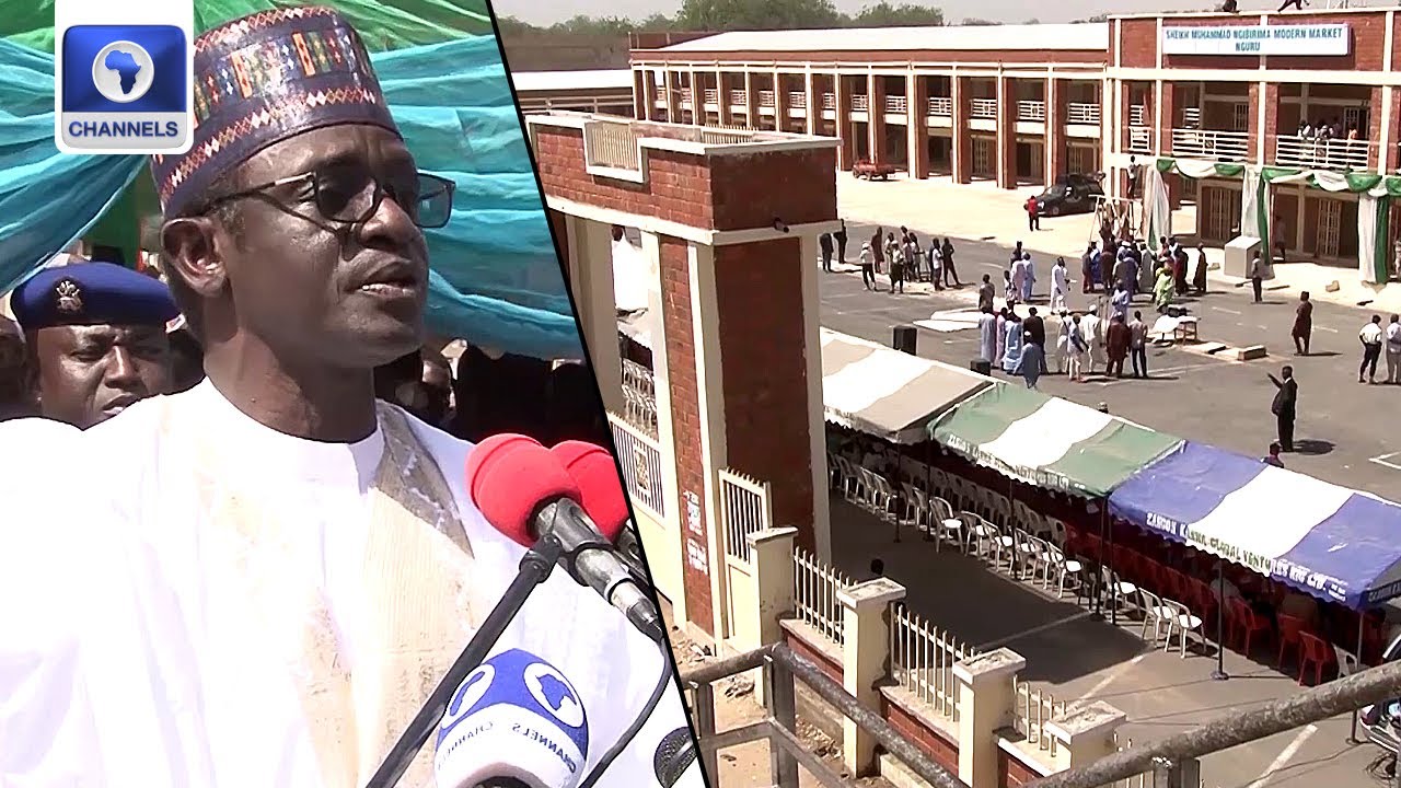 Gov Buni Commissions Ultra Modern Market In Yobe State