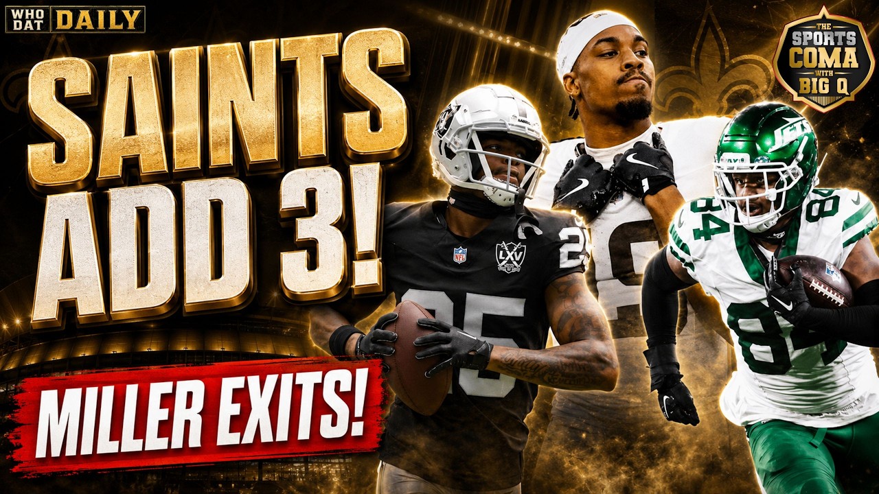 Why did the&nbsp;Saints Add&nbsp;Tillman, Smartt & Richardson!+ Kendre Miller Injury Update