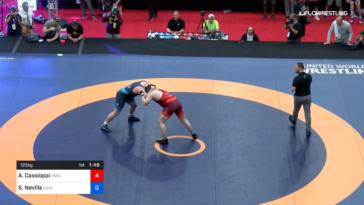 125 Kg Final Anthony Cassioppi U Of Iowa Vs Seth Nevills Unattached 2
