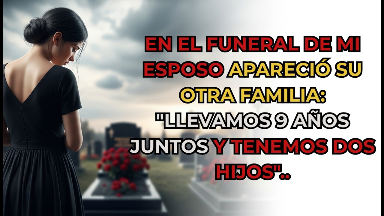 En el funeral de mi esposo apareció su otra familia: 