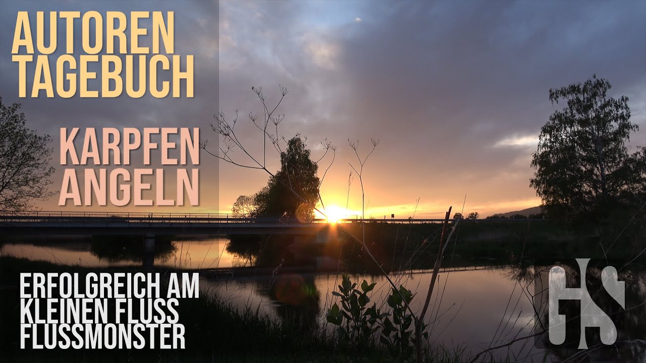 Karpfenangeln - erfolgreich am kleinen Fluss im Mai - Flussmonster l Autorentagebuch 2020