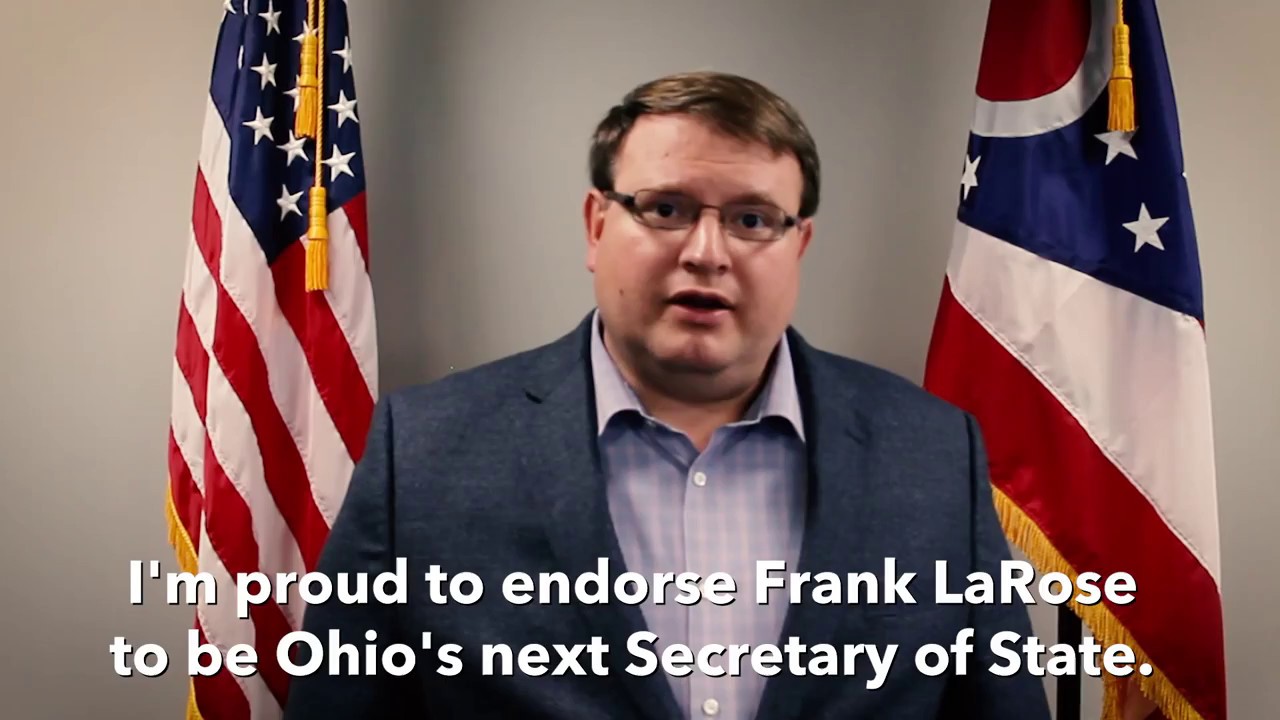 Ohio Senate President Larry Obhof Endorses Frank LaRose