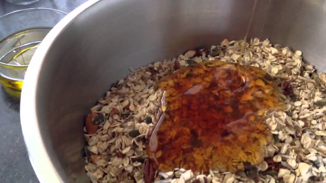 como hacer granola . receta deliciosa