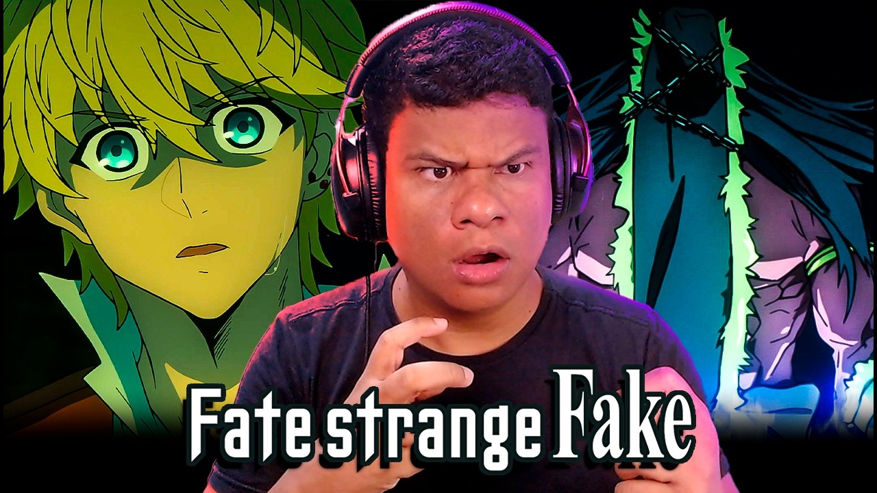 ESSE FINAL ME QUEBROU! | Fate/Strange Fake | Episódio 08 - React do Anime