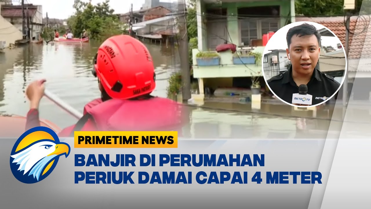 Kondisi Terkini Banjir Perumahan Periuk Damai Tangerang [Primetime News]