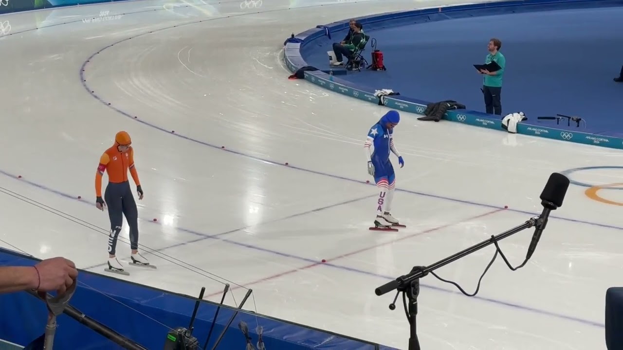 Femke Kok gold 🥇and Olympic record ! Milano Speed Skating Stadium. 🎉🇳🇱