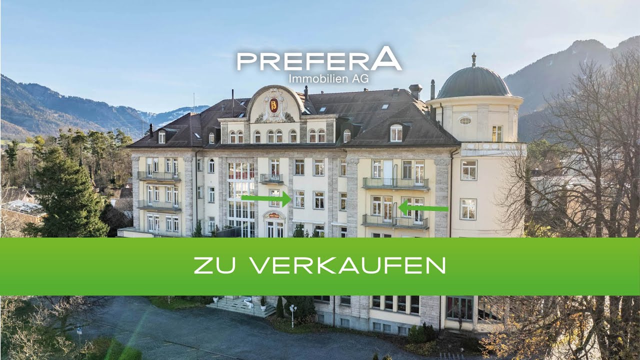 Bad Ragaz: Wohnen im Jugendstil-Schloss an Top-Lage
