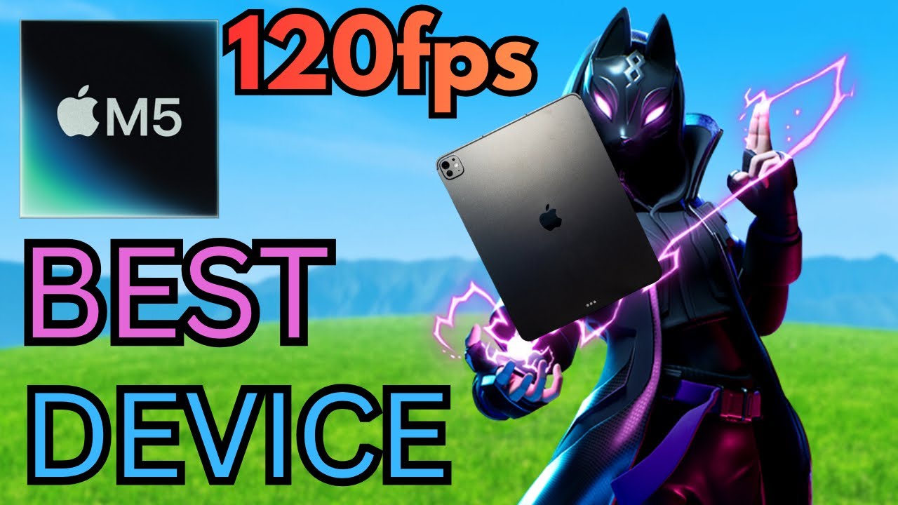The NEW M5 IPAD PRO is THE BEST DEVICE for Fortnite Mobile… | M5 IPad Pro Gaming Test (120fps)