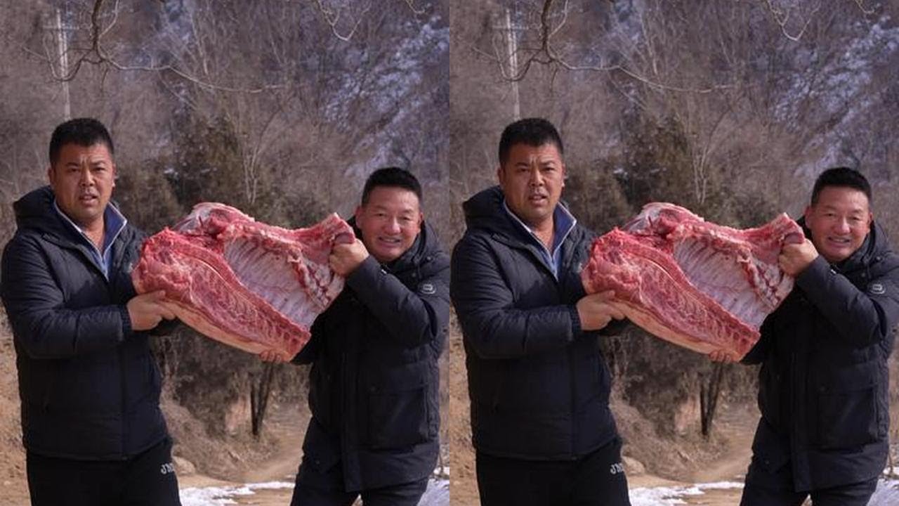 今天给老妈做个陕北年茶饭炸肉#乡村美食 #我的乡村生活 #2026年2月第一天