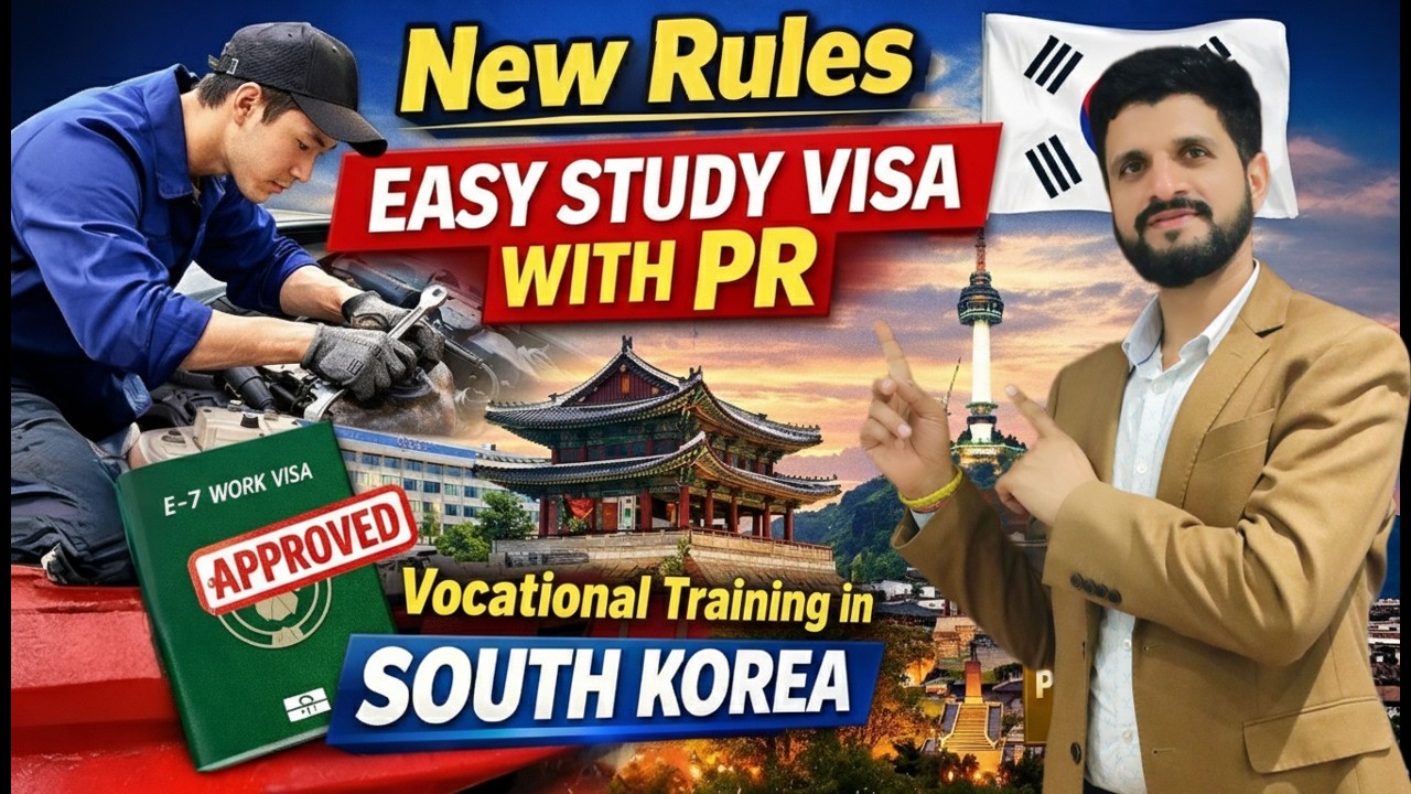 South Korea PR Pathway 2026 | Vocational Program for International Students | Study In South Korea