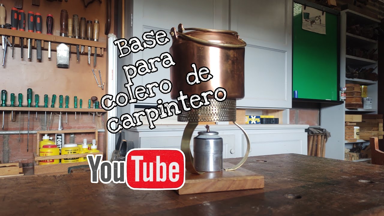 Base para colero de carpintero - hide glue pot