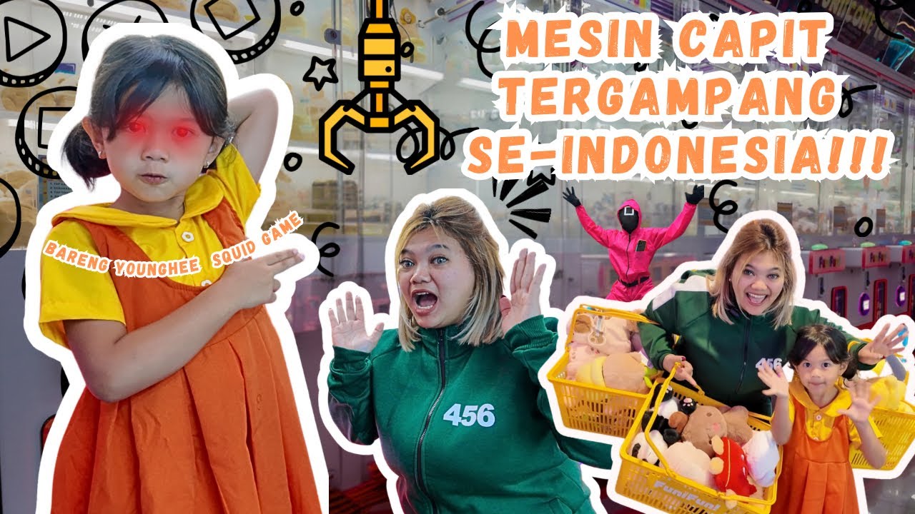 MESIN CAPIT TERGAMPANG SE-INDONESIA | MAIN BARENG SQUID GAME | FUNIFUNI
