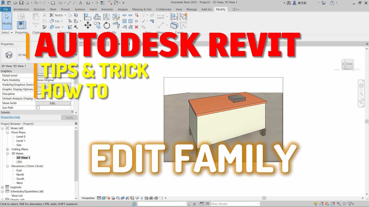 Revit How To Edit Family Tutorial