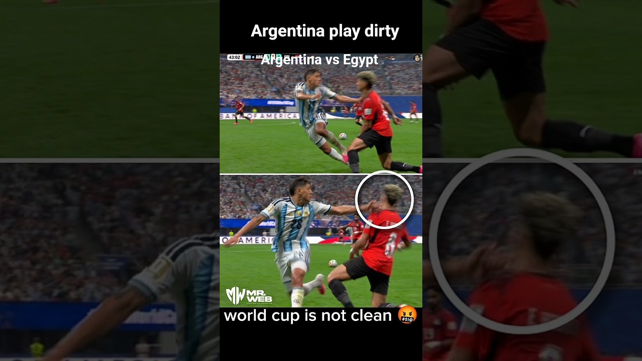Argentina ROBBED Egypt? 😱 Biggest World Cup 2026 Controversy! #Shorts#Argentina #Egypt #WorldCup2026