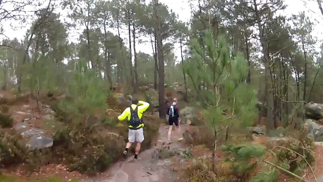 Trail des 25 bosses à Fontainebleau