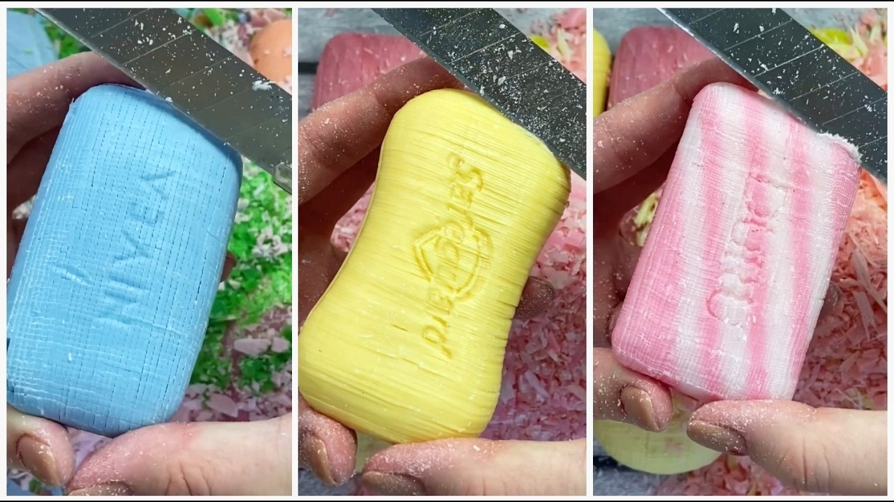 3X Speed Satisfying Soft Soap Cutting ASMR
