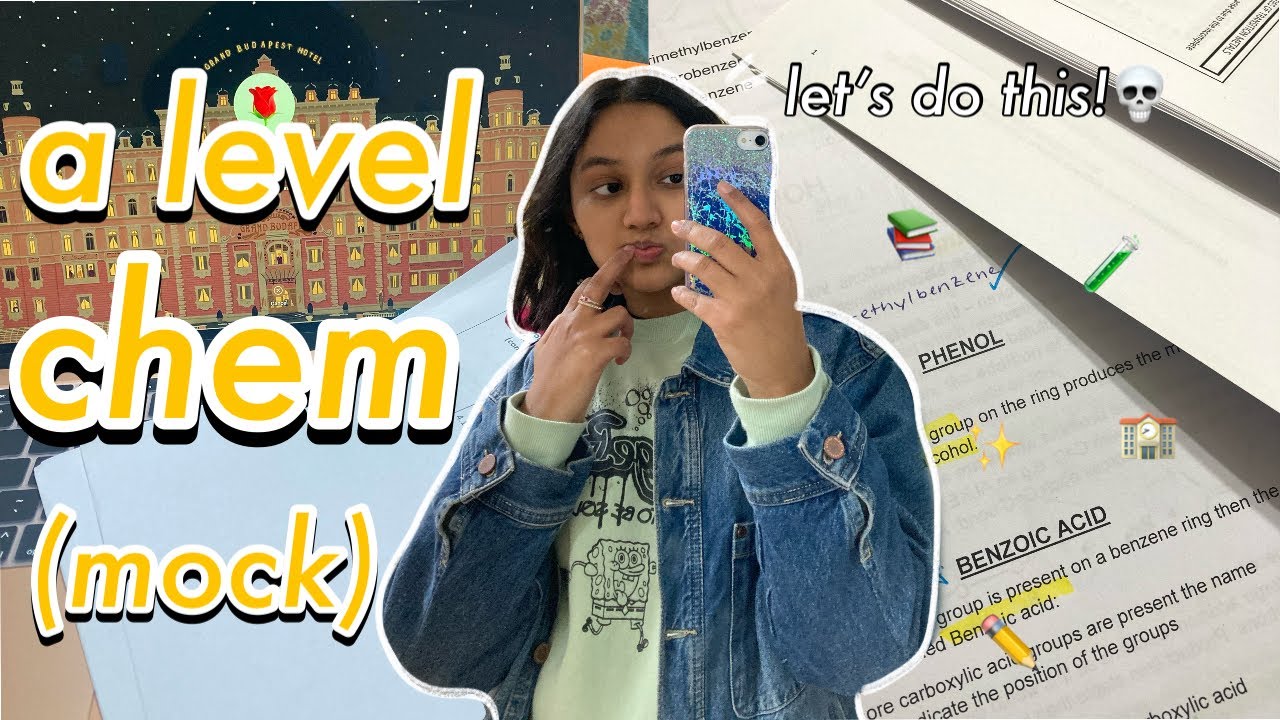 REVISING FOR MY A-LEVEL CHEMISTRY MOCK 👩🏽‍🔬 A-LEVEL MOCK EXAM STUDY DAY!