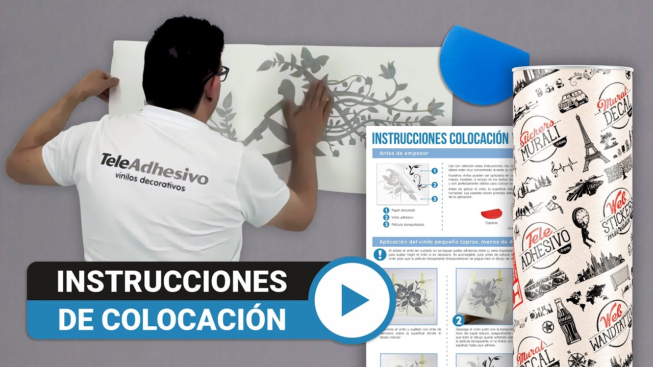 Instrucciones de Colocación de Vinilos Decorativos - Aprende a Instalarlos Fácilmente