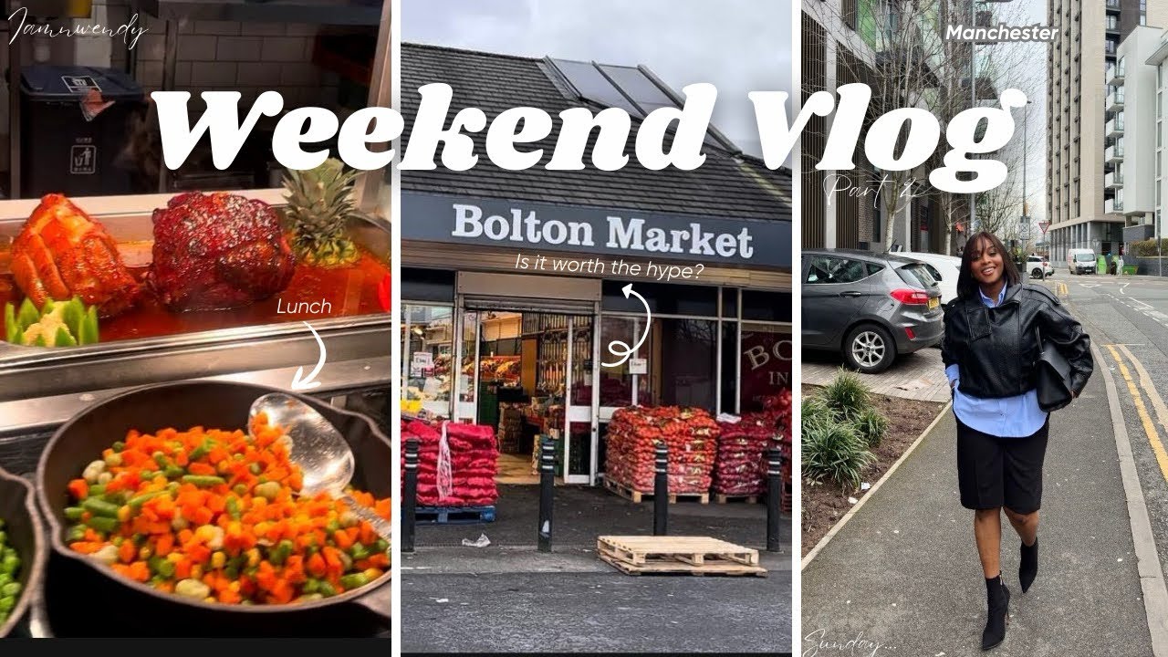 Lunch with my Colleagues | Bolton Market | Sunday Service| New Week Prep 