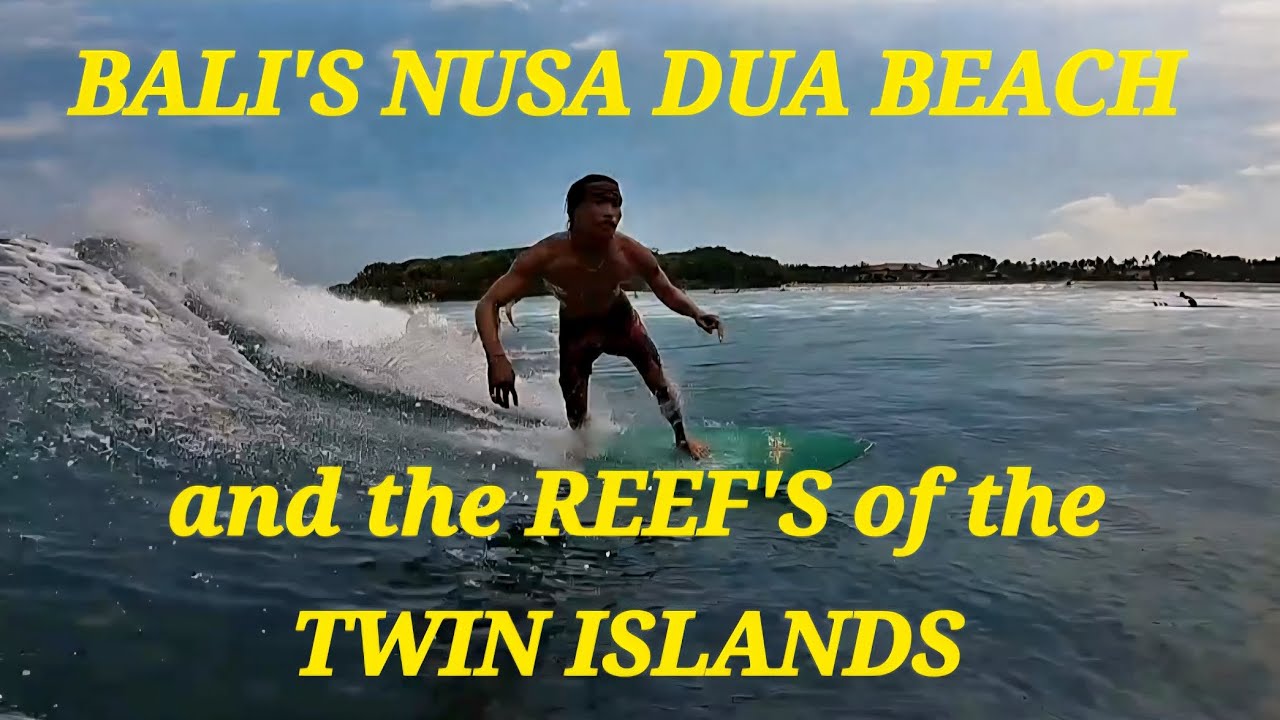 Exploring Nusa Dua Beach area and the coral reef's of the Twin Islands 