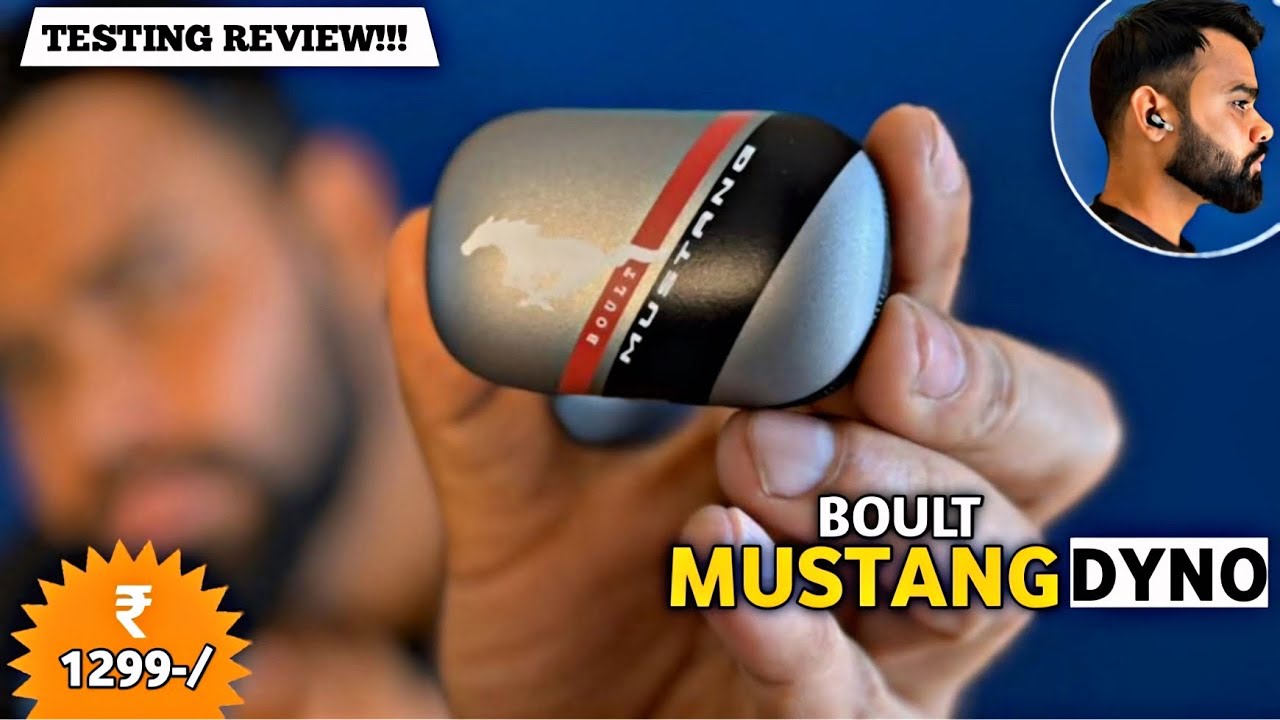 Boult mustang DYNO Earbuds⚡️unboxing & Complet Review⚡️App Support | 60 hour playtime