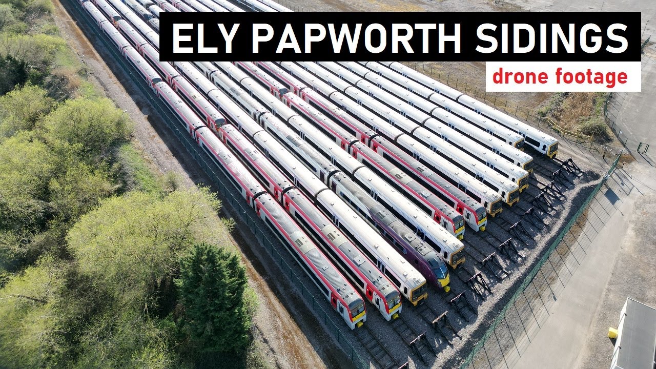 trains in storage at Ely!