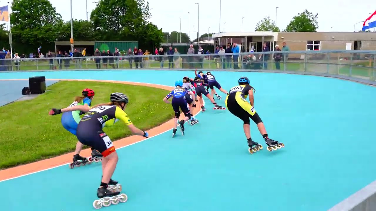 1000m DSA series 3 met 360 Bente Visser 284 Melissa Mooijman - LB Wervershoof 2023