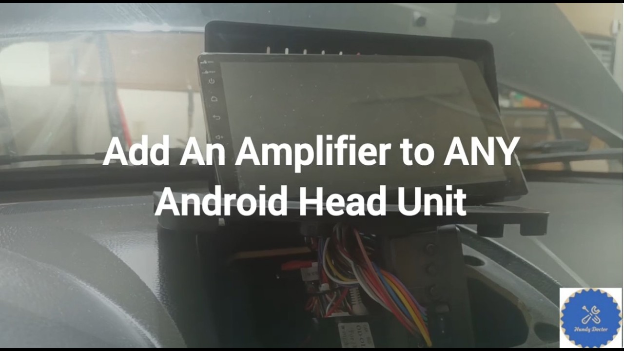 Add an Amplifier to Android Head Unit on Any Car, to improve sound audio quality