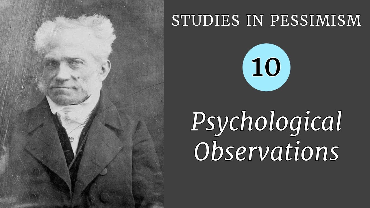 Schopenhauer: Nothing Matters | Studies in Pessimism 10