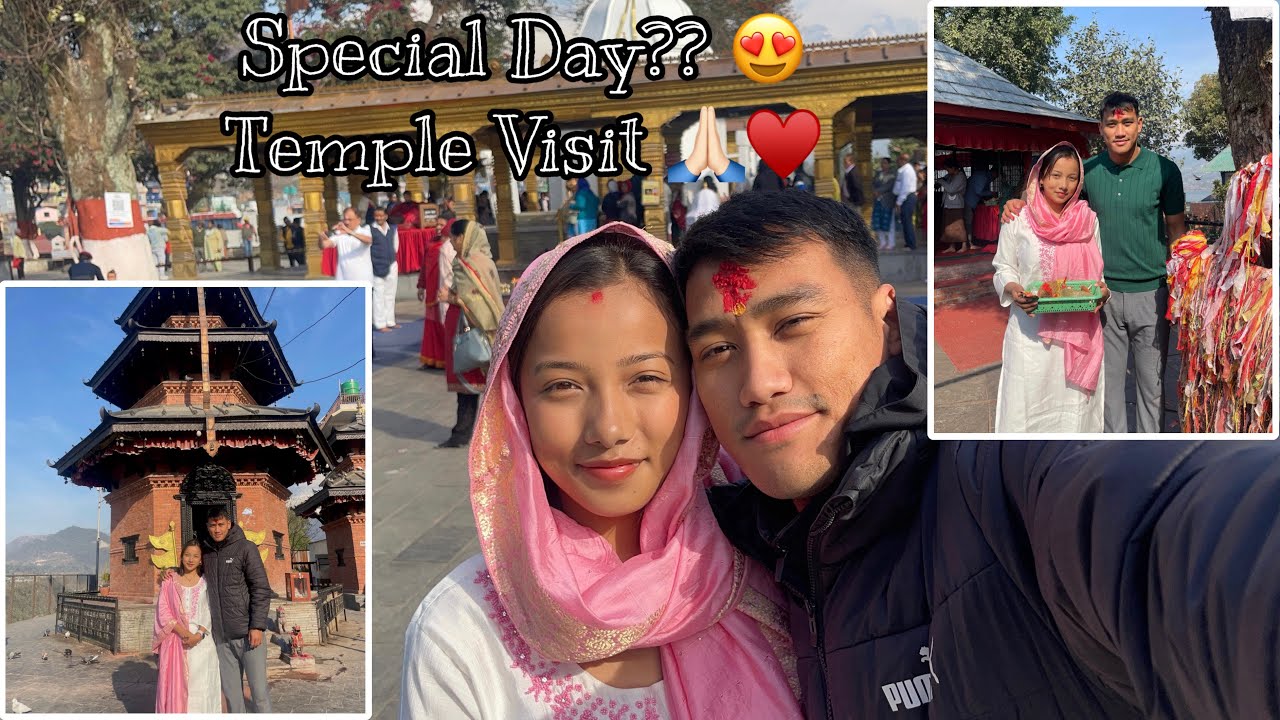 Our Special Day??🤔💍♥️ अकला मन्दिर, बिन्ध्यवासिनी मन्दिर र ताल बाराही मन्दिर दर्शन गर्न गयौ ।🙏🏻😊