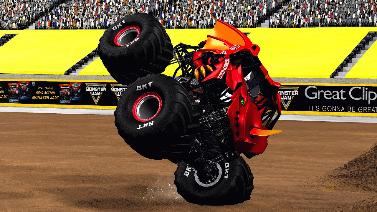 Crashes and Saves #66  I  BeamNG.Drive Monster Jam