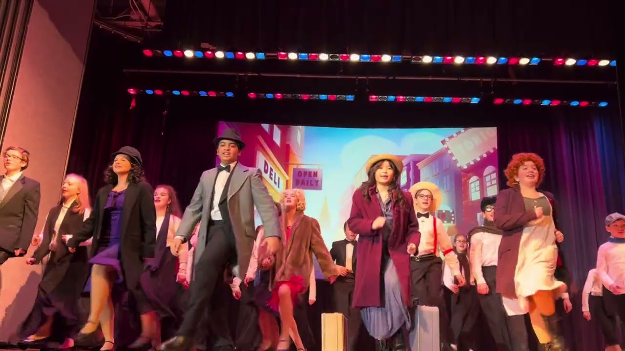 Pratham playing in a Junior Broadway musical ‘Annie’ as Oliver Warbucks
