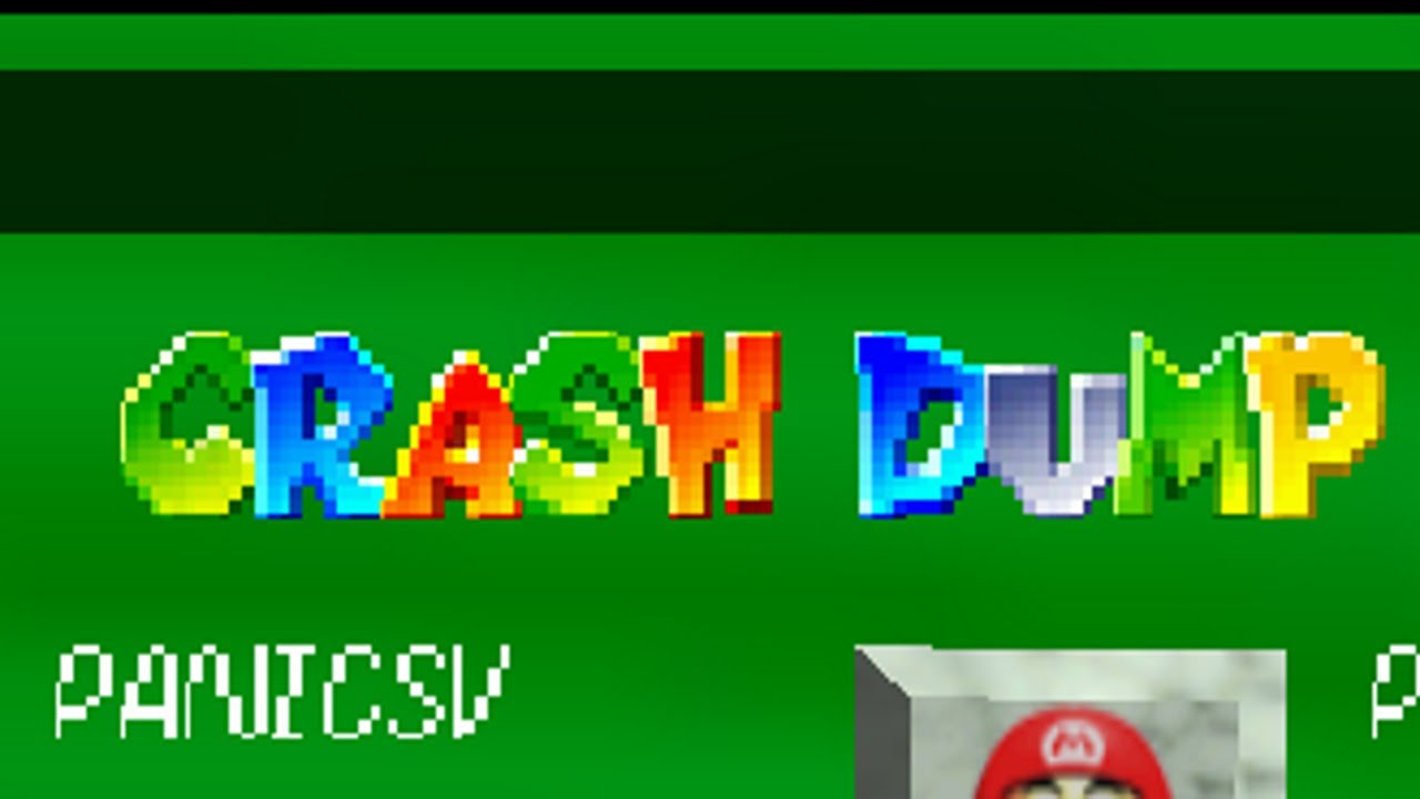 Super Mario 64 Antipiracy Screen