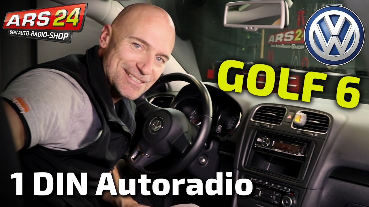 VW Golf 6 | 1-DIN-Autoradio einbauen | ARS24