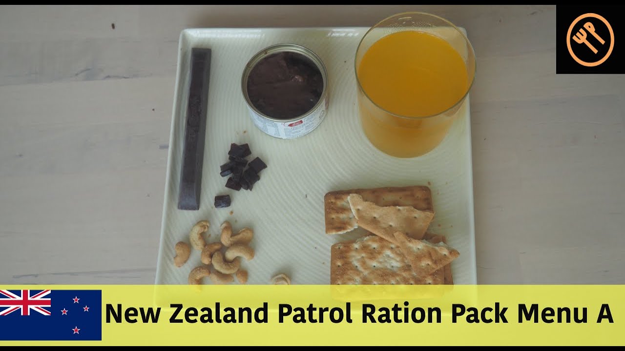 *RARE* New Zealand patrol ration pack A