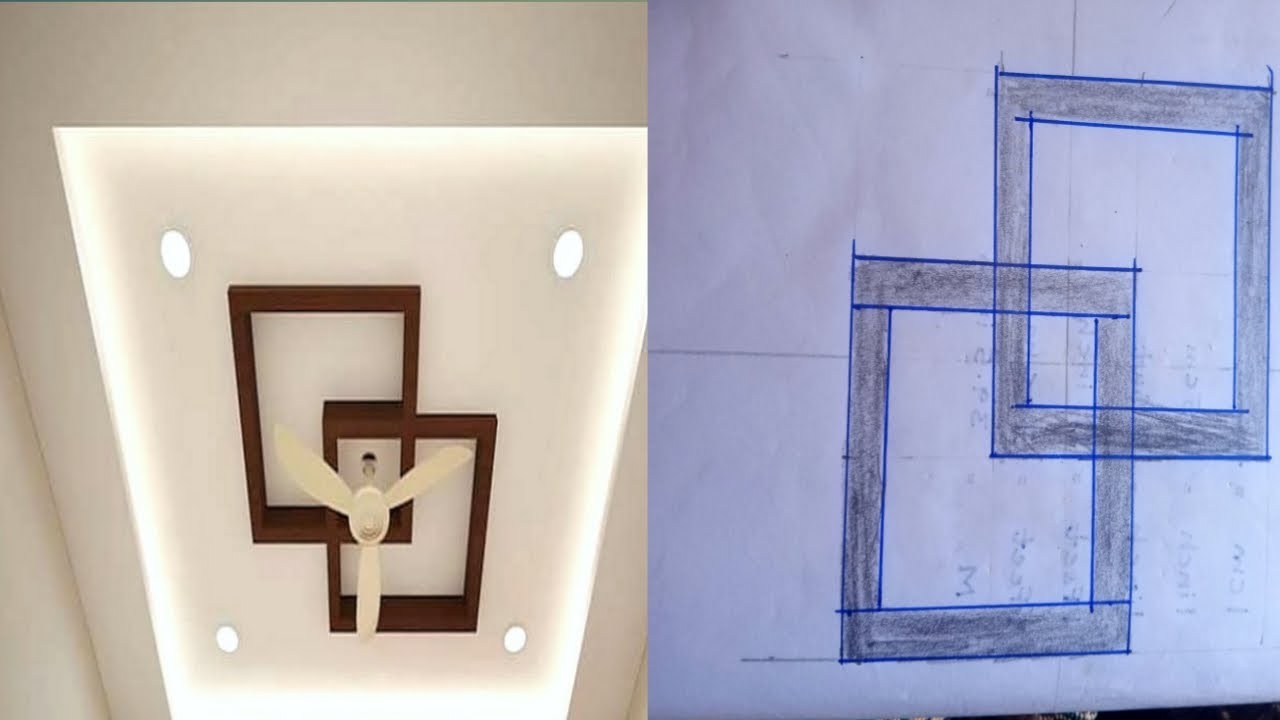 living room fancy ceiling design marking by khushab ceiling point