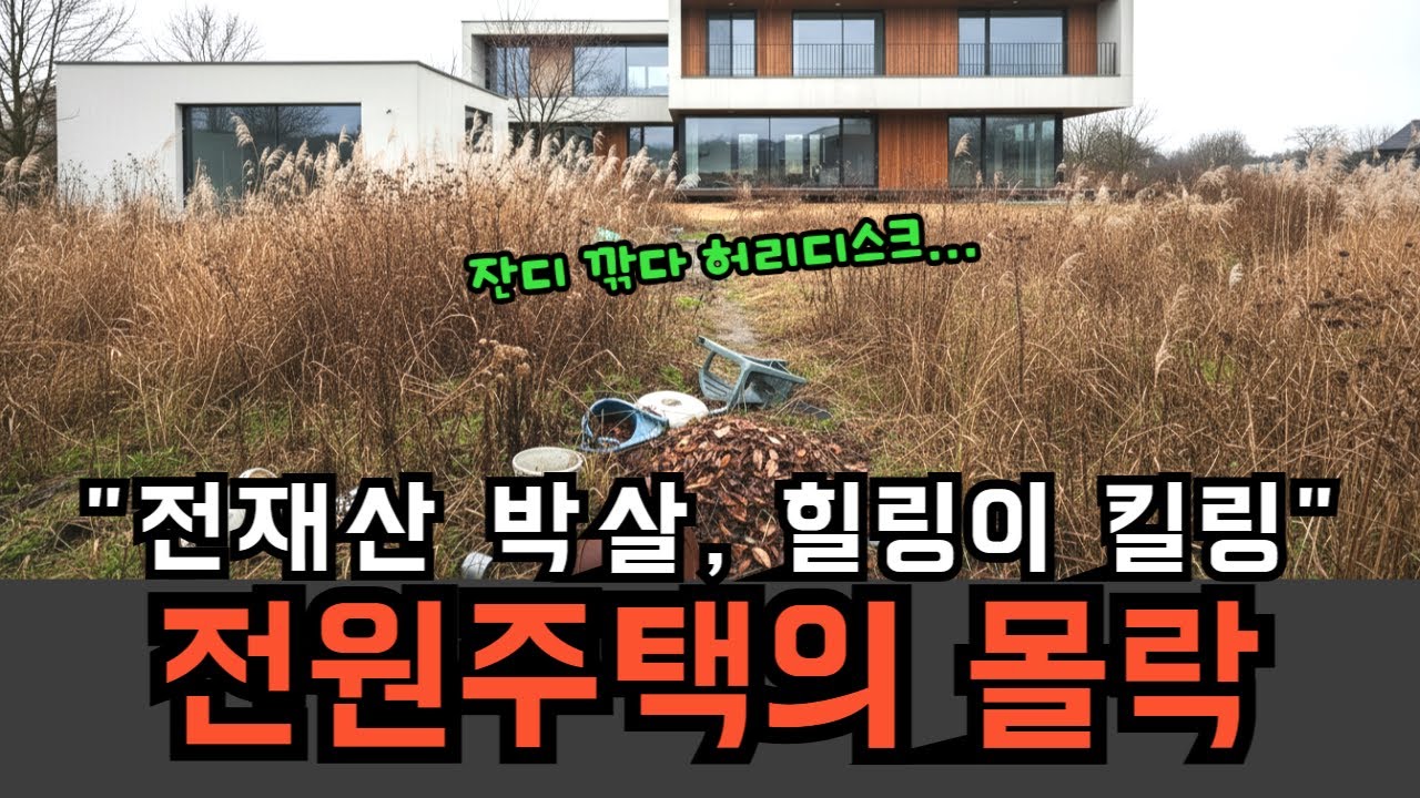 전원주택의 다 망하고 떠나는 진짜 이유! 부동산도 폐업중!  #경제 #시니어 #경제뉴스