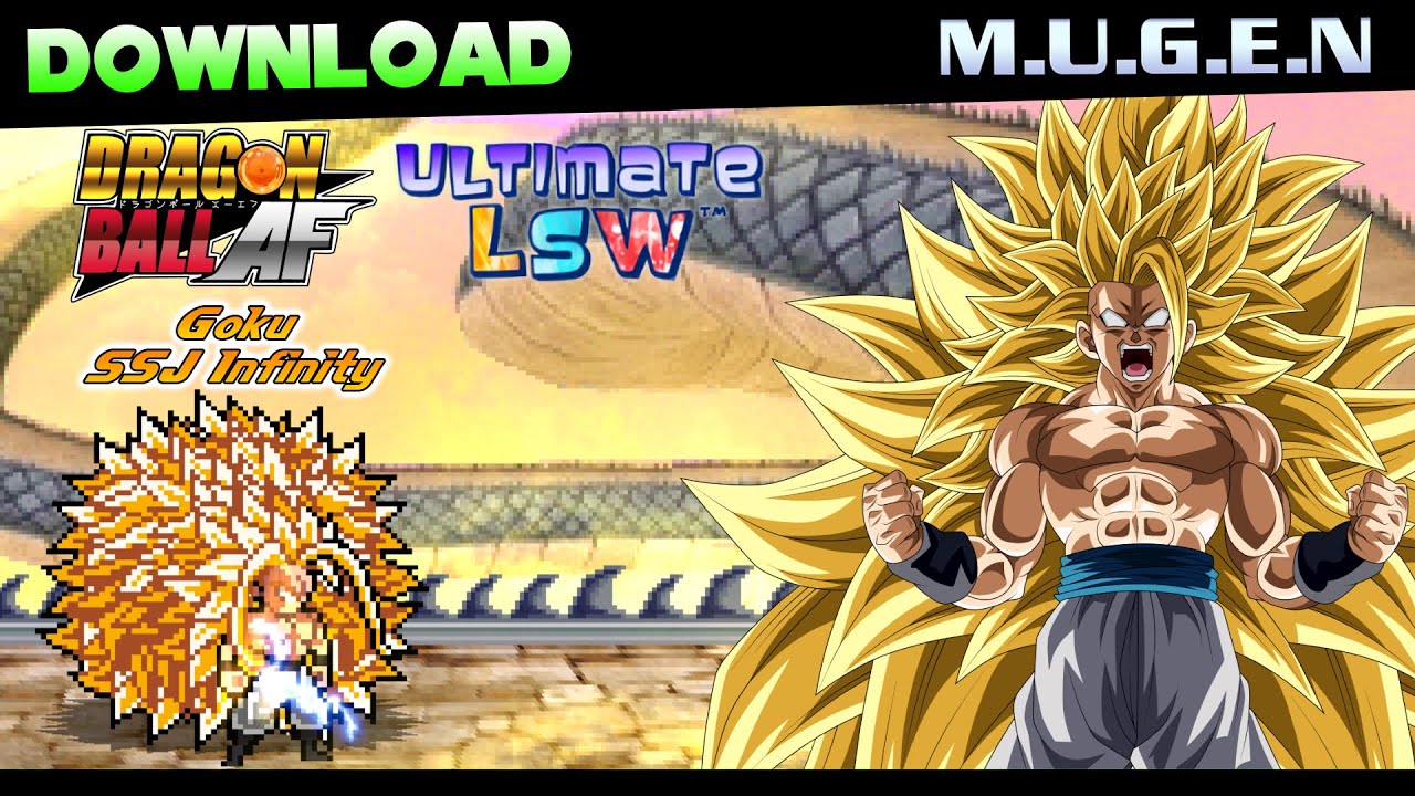 [Download] Goku SSJ Infinity (OverPower) (ULSW) M.U.G.E.N Edit