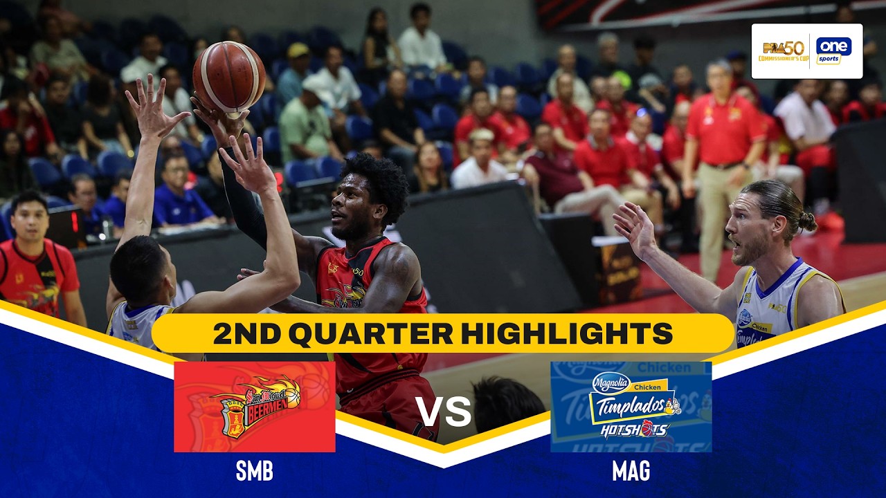 SAN MIGUEL vs MAGNOLIA | 2ND QUARTER HIGHLIGHTS | PBA SEASON 50 COMMISSIONER&rsquo;S CU