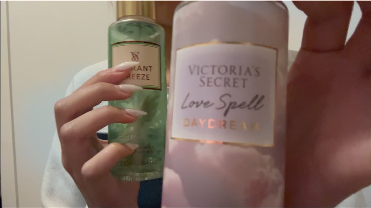 victoria's secret haul asmr (tingles, tapping, scratching...)