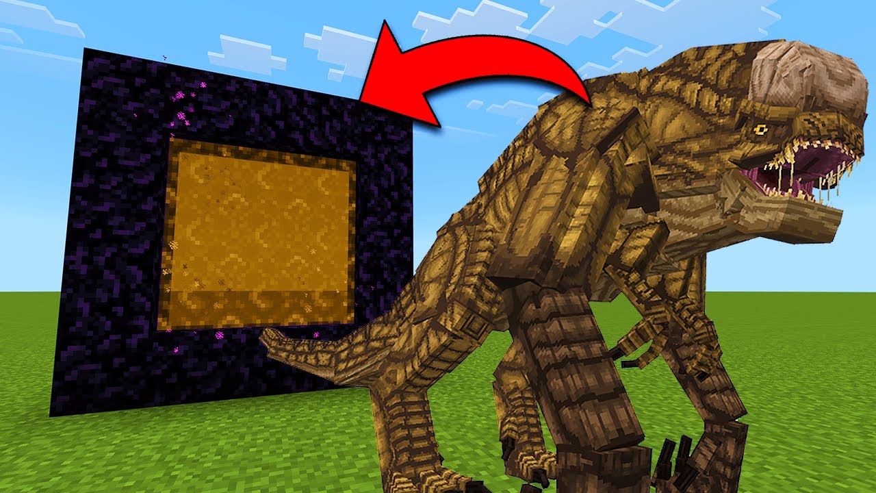 Как создать портал в измерение Дистортус Рекс в Minecraft